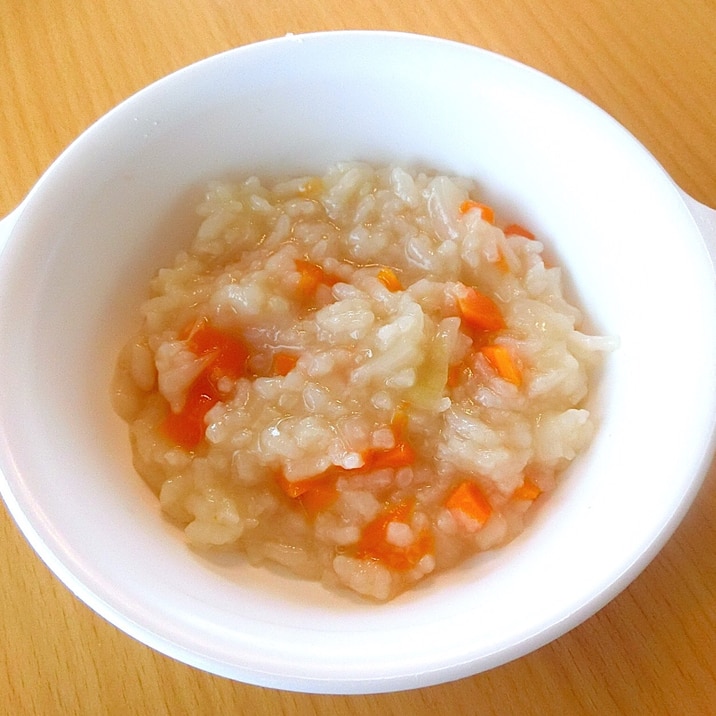 離乳食 中期 にんじんと玉ねぎのおかゆ 和風だし レシピ 作り方 By 安くて 早くて 美味しい 楽天レシピ 離乳食 中期 にんじんと玉ねぎのおかゆ 和風だし レシピ 作り方 By 安くて 早くて 美味しい 楽天レシピ